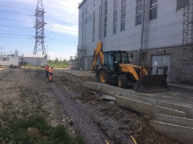 Благоустройство территории МЕГА Парнас