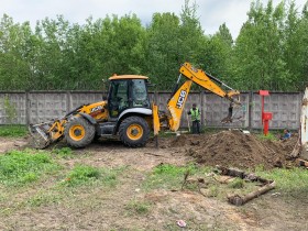 Аренда экскаватора погрузчика JCB 3CX super в Мурино