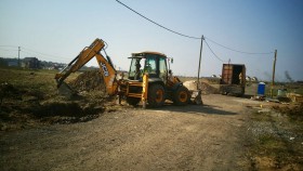 Аренда экскаватора погрузчика п.Ропша