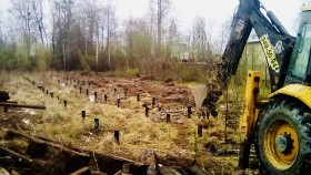 Аренда экскаватора-погрузчика в д.Старо-Паново, Красносельский район г.Санкт-Петербург 