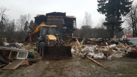 Демонтаж дома из газобетон СНТ Дибуны посёлок Песочный, Курортный район 